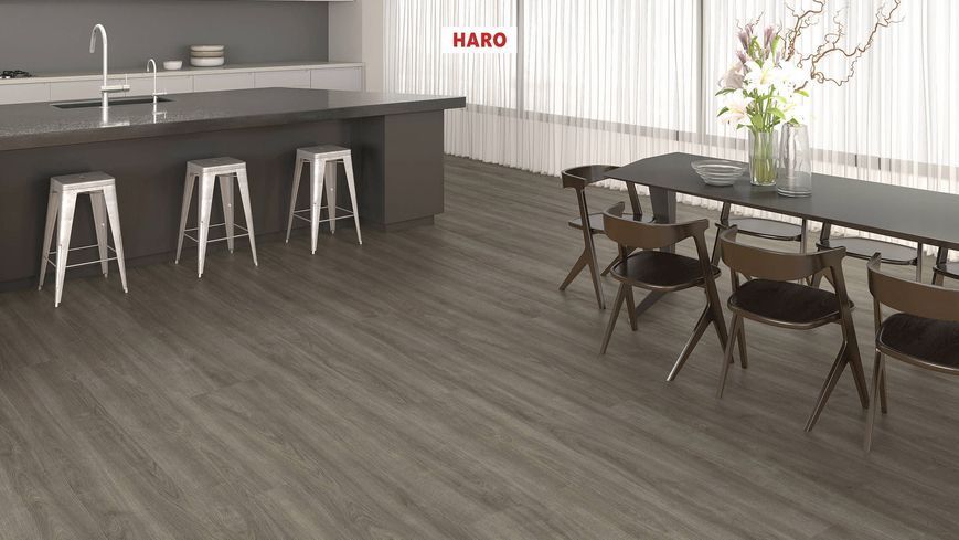 Ламінат Haro Tritty 100 Oak Eleganza Antique Grey 541471 WW121 фото