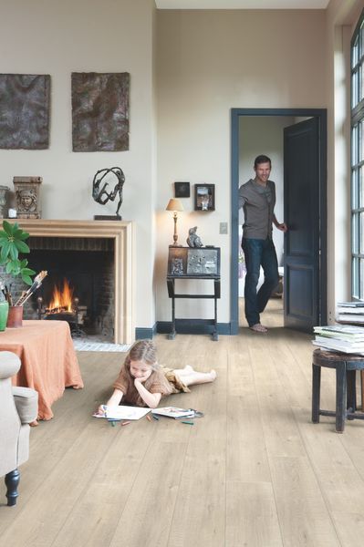 Ламінат Quick Step Impressive Ultra Saw cut Oak beige IMU1857 WW333 фото