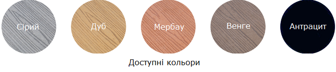 Терасна дошка Polymer Wood Lite WW1541 фото